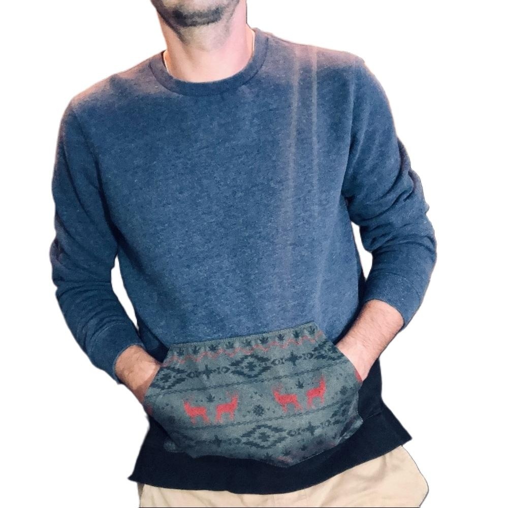 On the Byas Color Block Crewneck Sweatshirt